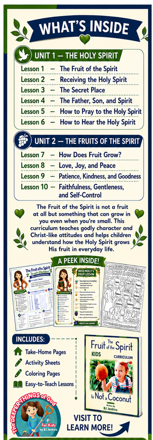 The Fruit of the Spirit is Not a Coconut — what's inside