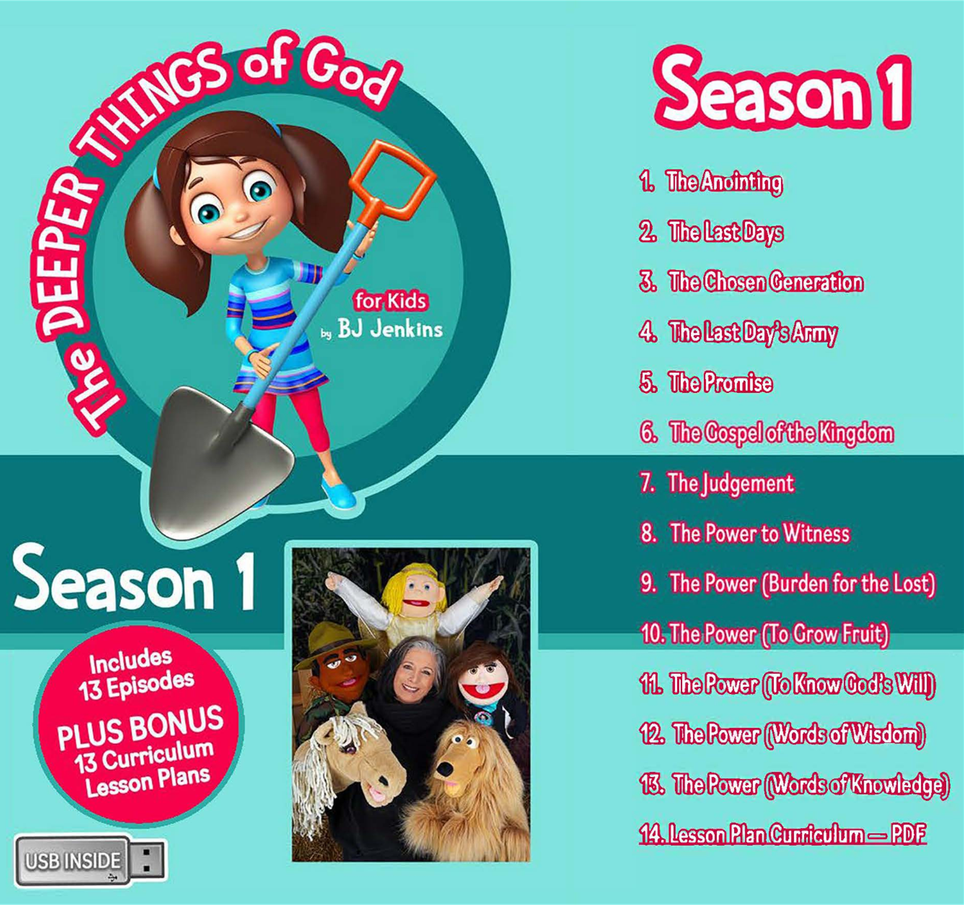 The Deeper Things of God — Season 1 USB — complete view